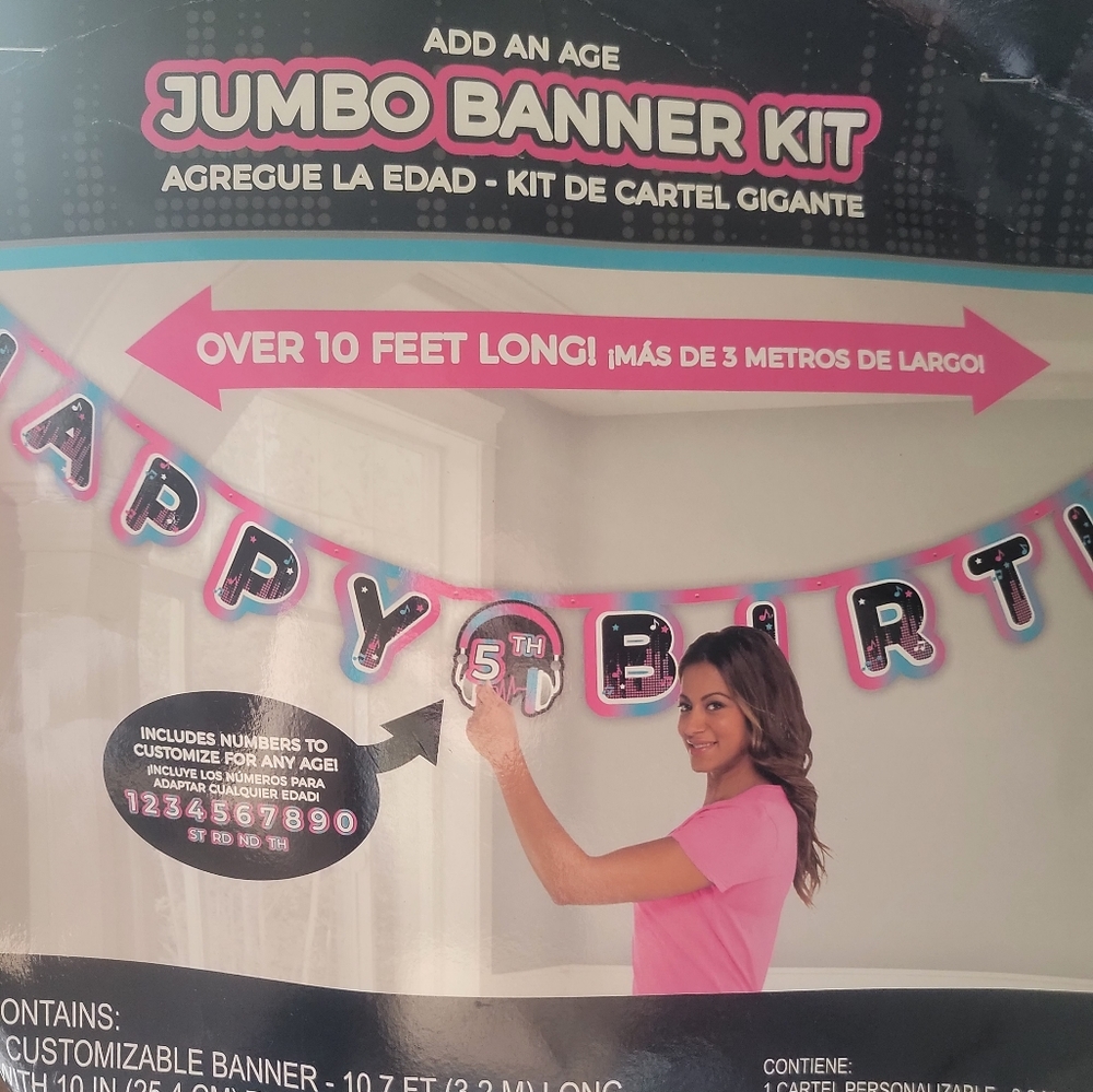 Tiktok birthday banner